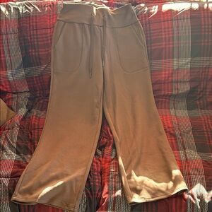 Brown Wide-Leg Pants